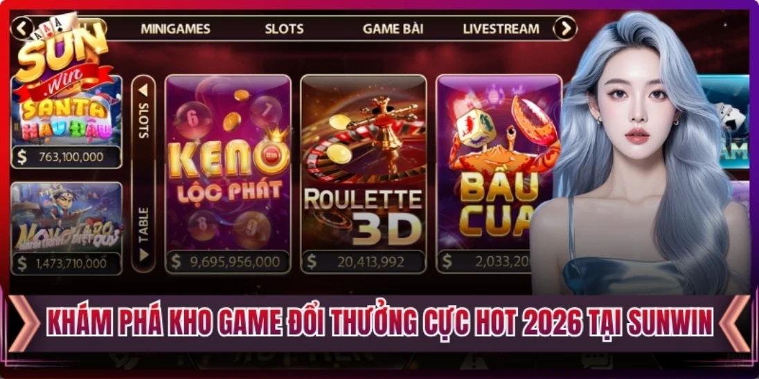 Khám phá kho game đổi thưởng cực hot tại Sunwin